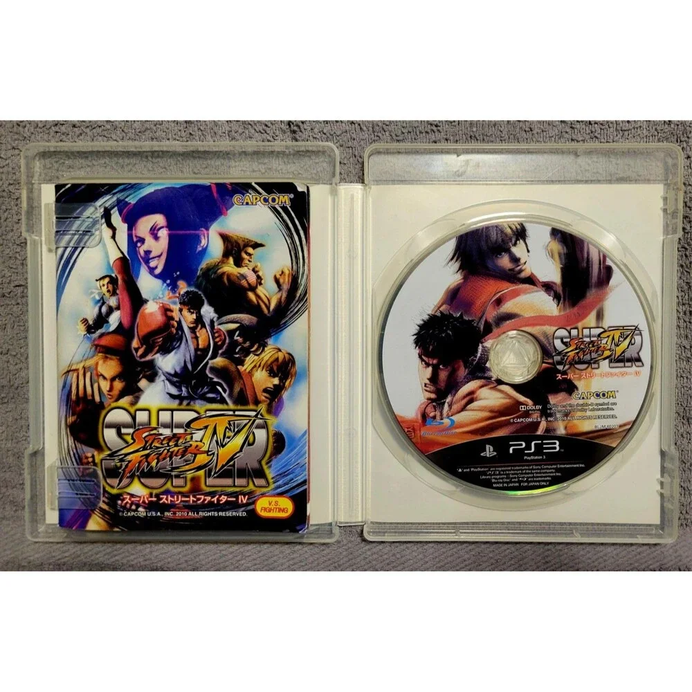 SONY PLAYSTATION 3 PS3: Street Fighter IV (Japanese),CIB, VG COND, FAST SHIPPING